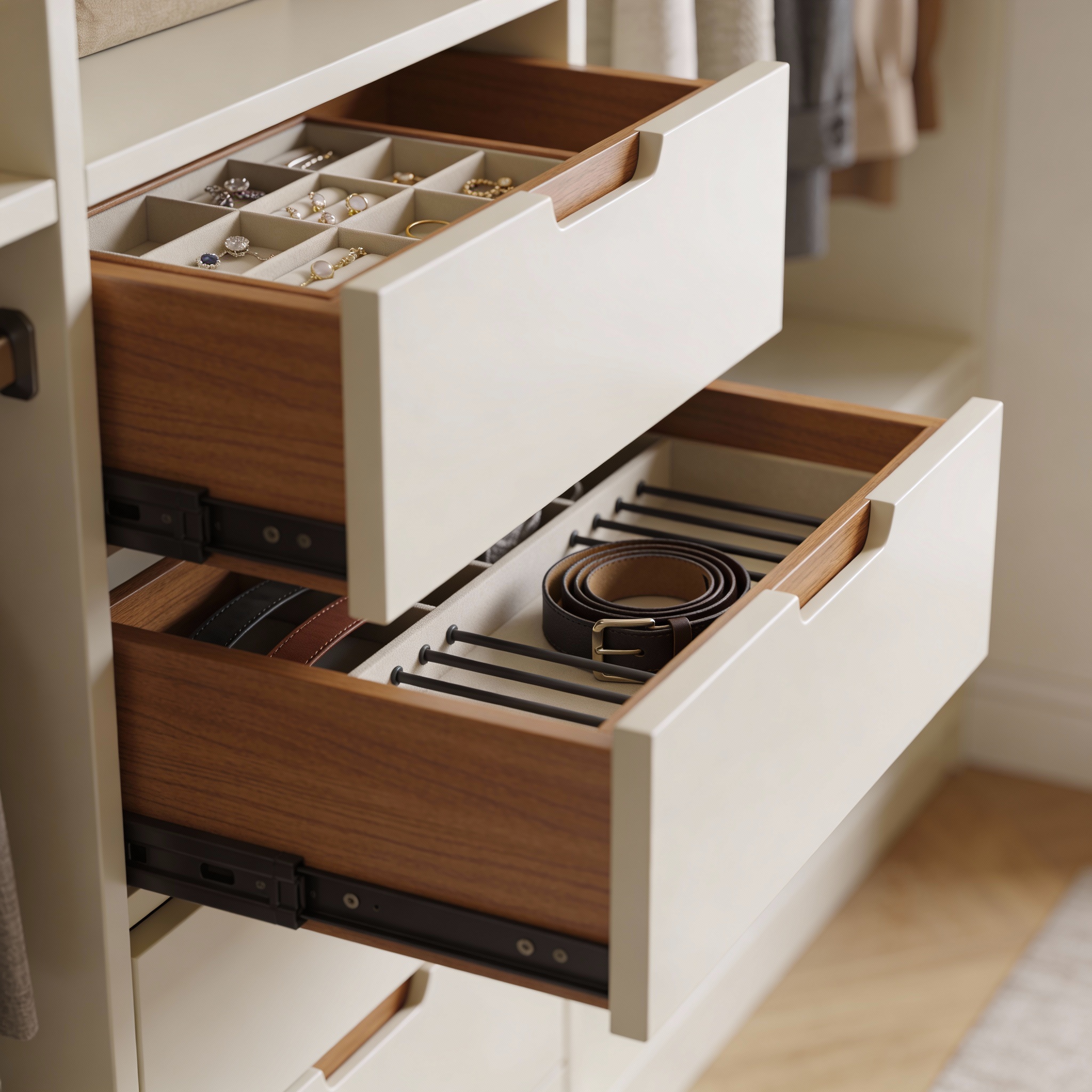 Sliding mirror wardrobe doors