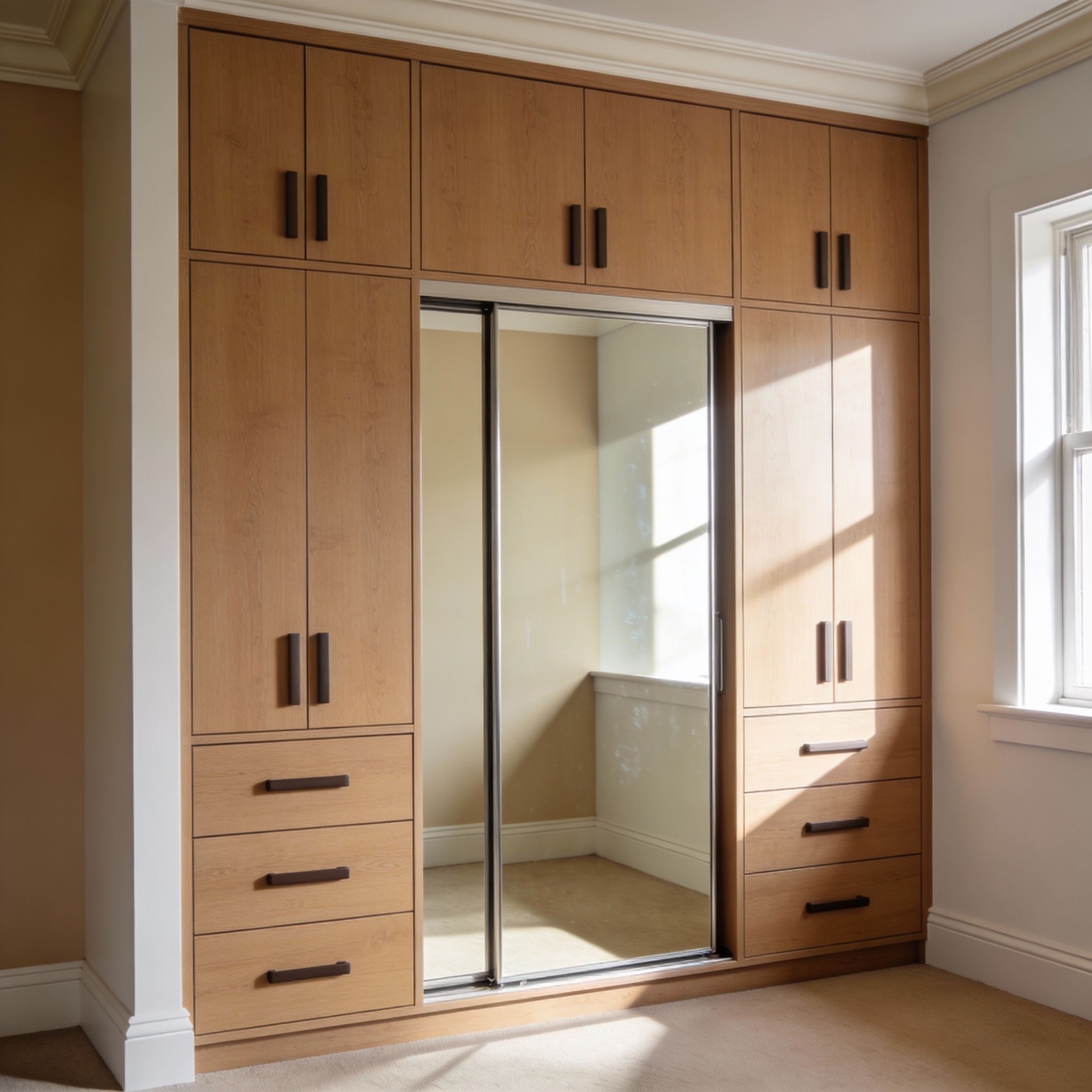 Custom built-in wardrobe Sydney installation