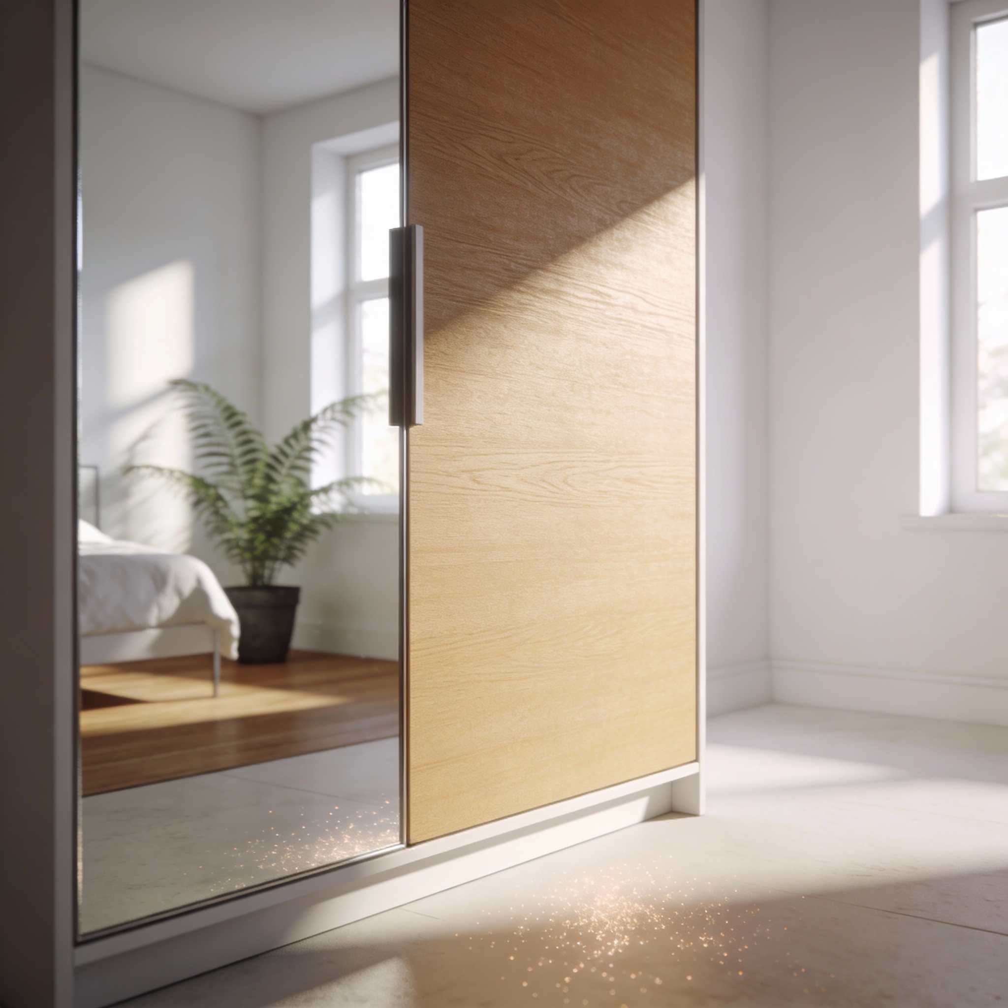 Corner wardrobe design