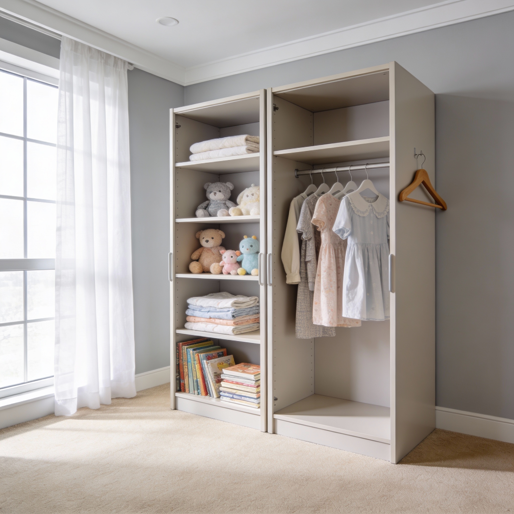 Kids wardrobe design