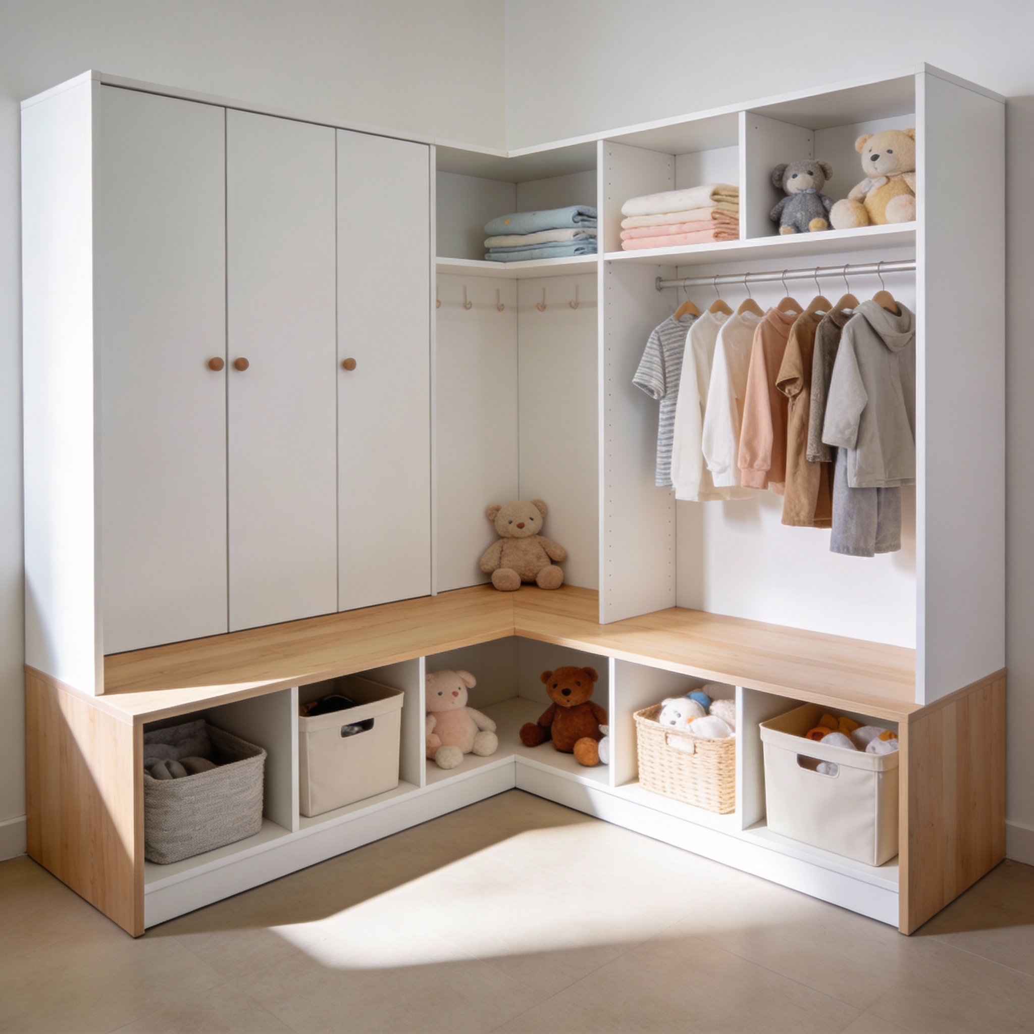 Kids wardrobe design