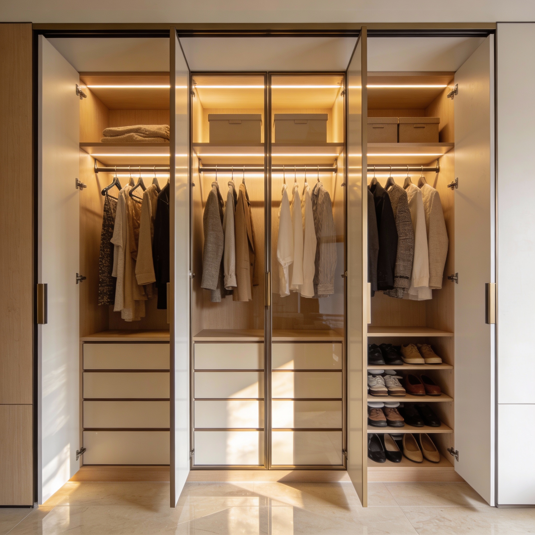 Sliding door wardrobe design