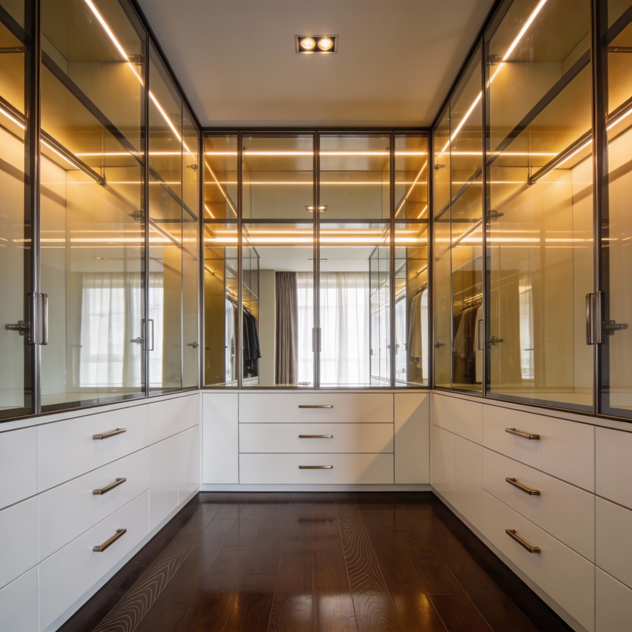 Walk-in wardrobe design